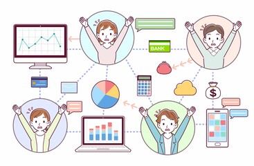 いろいろなツールでコミュニケーションを取る