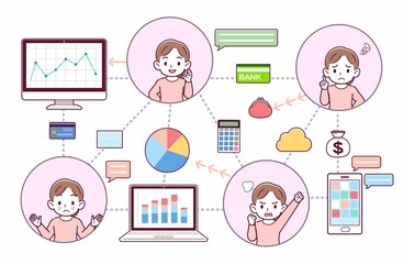 いろいろなツールでコミュニケーションを取る