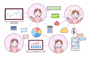 いろいろなツールでコミュニケーションを取る