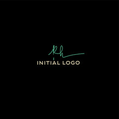 Initial handwriting or handwritten logo for identity