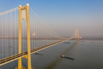 The Fourth Yangtze River Bridge in Nanjing City