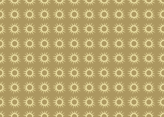 The sun. Geometric seamless pattern for design. Design of fabric, packaging.