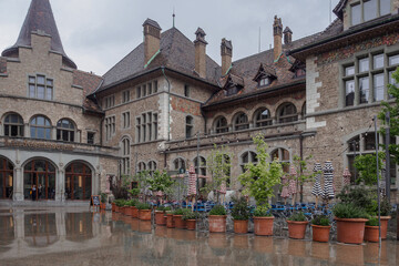 Fototapeta premium The Swiss National Museum in Zurich, Switzerland