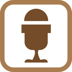 Simple  ice cream icon sign design