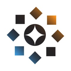 Abstract Shape Logo Concept. Vector Template Symbol Design