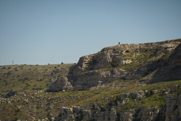 Fototapeta na wymiar cliff in the mountains