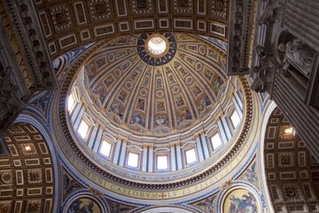 Obraz premium dome ceiling in Vatican