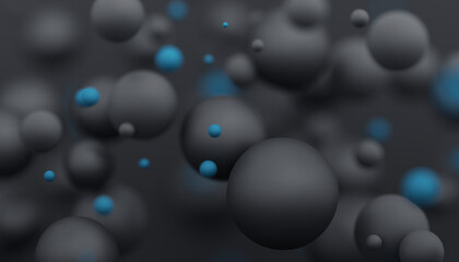 Abstract 3D Render of Spheres