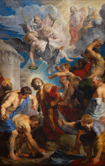 Valenciennes, France. 2019-09-12. "The Martyrdom of Saint Stephen" by By Peter Paul Rubens (1577-1640). Museum of Fine Art in Valenciennes, France.