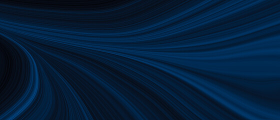 Dark blue abstract highway speed waves background
