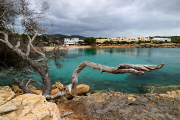 Fototapeta na wymiar Playas de Ibiza 