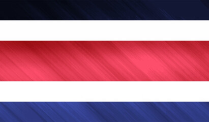Grunge Costa Rica flag. Costa Rica flag with waving grunge texture.