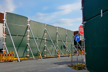 mobile sound protection wall