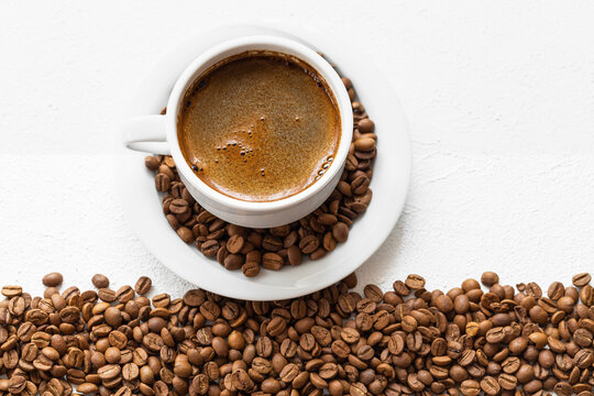 Coffee and coffee grains. © Hakan Eliaçık