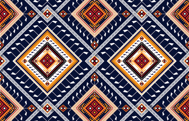 Oriental ethnic seamless pattern traditional background 
Design for carpet,wallpaper,clothing,wrapping,batik,
fabric,Vector illustration embroidery style.