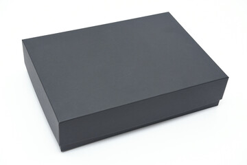 Grey rectangular box on white background