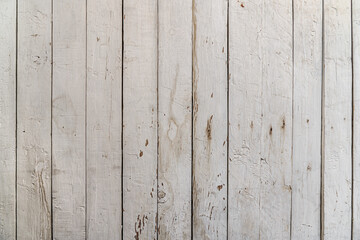 abstract background of old painted white wooden surface close up