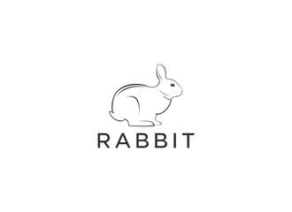 A simple and unique rabbit logo that is easy to remember and recognize
