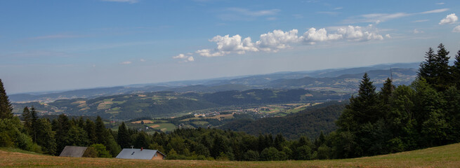 panorama of the mountains