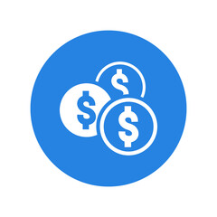 Profit money icon vector graphic illustration