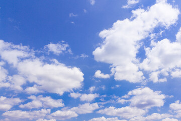 空　青空　晴天　雲　空写真　水色の空