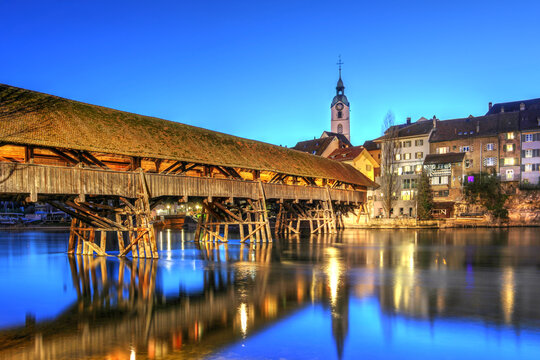 Olten covered bridge, Switzerland