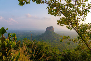 Obraz na płótnie Canvas Dambulla Berg Pidurangala Sigiri auf Sri Lanka