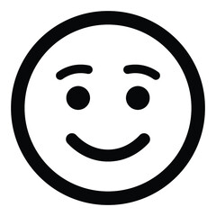 face emoji icon design black