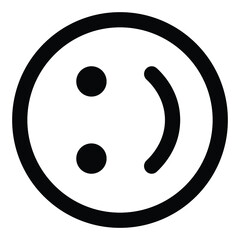 face emoji icon design black