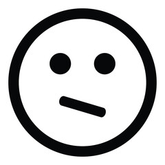 Fototapeta premium face emoji icon design black