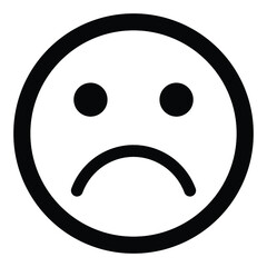 face emoji icon design black