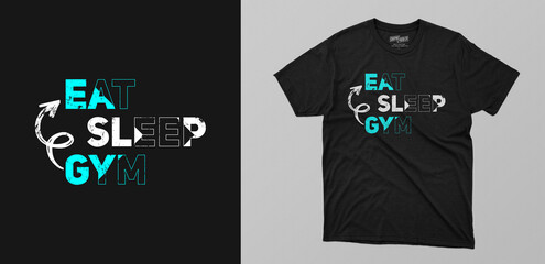 gym modern typography t-shirt design motivational quotes