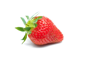 Red berry strawberry isolated on white background- Image