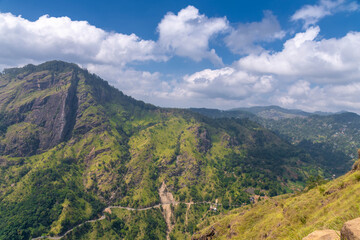 Fototapeta na wymiar Little Adam's Peak in Ella Sri Lanka