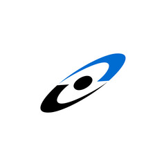galaxy concept 2 colored icon. Simple blue element illustration. galaxy concept symbol design from space exploration set. Can be used for web and mobile UI or UX.
