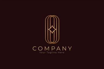 Initial O Logo, stylish and elegant monogram O logo, perfect for business and company logos,  vector illustration