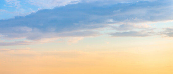 An evening sky, resembling a watercolor, in the south of France