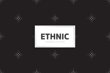 Seamless tribal texture geometric design