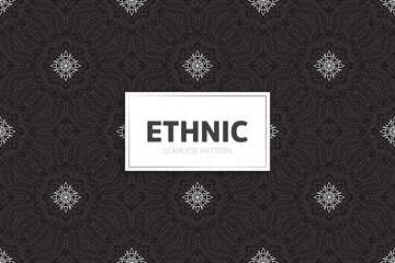 Seamless tribal texture geometric design