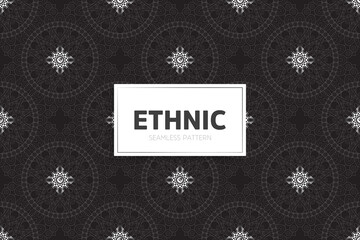 Seamless tribal texture geometric design