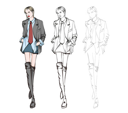Fashion Design - Figure Drawing - Martel Fashion-saigonsouth.com.vn