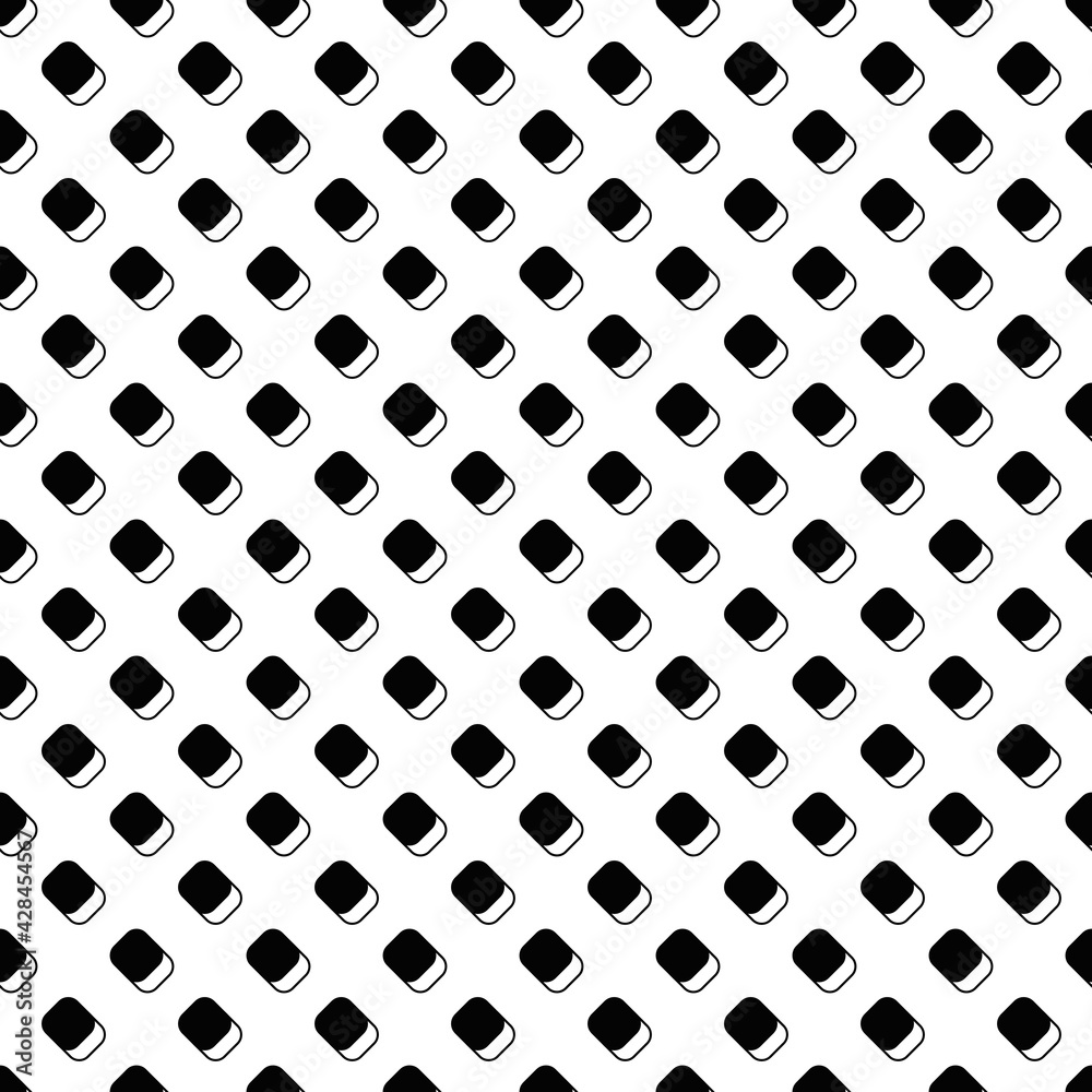 Poster same black rhombuses. vector and white background pattern.