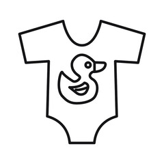 Baby clothing icons . Baby clothing pack symbol vector elements for infographic web.