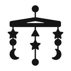 baby hanging toys icons . baby hanging toys pack symbol vector elements for infographic web.