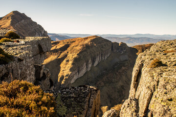 Landscape of the Cantabrian Mountains in Espinosa de los Monteros