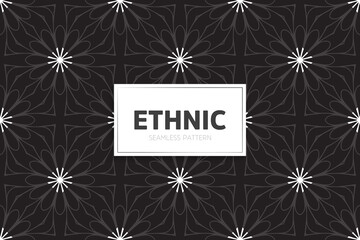 Seamless tribal texture geometric design