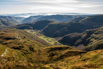 Fototapeta premium Landscape of the Cantabrian Mountains in Espinosa de los Monteros