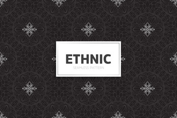 Seamless tribal texture geometric design