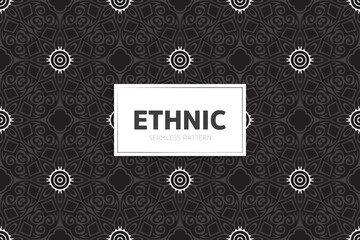 Seamless tribal texture geometric design