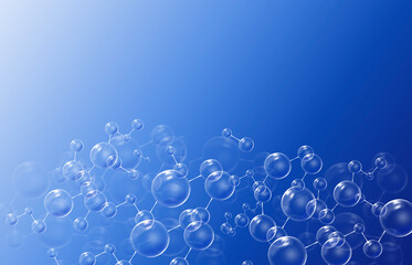 sfondo, scienza, molecole, atomi